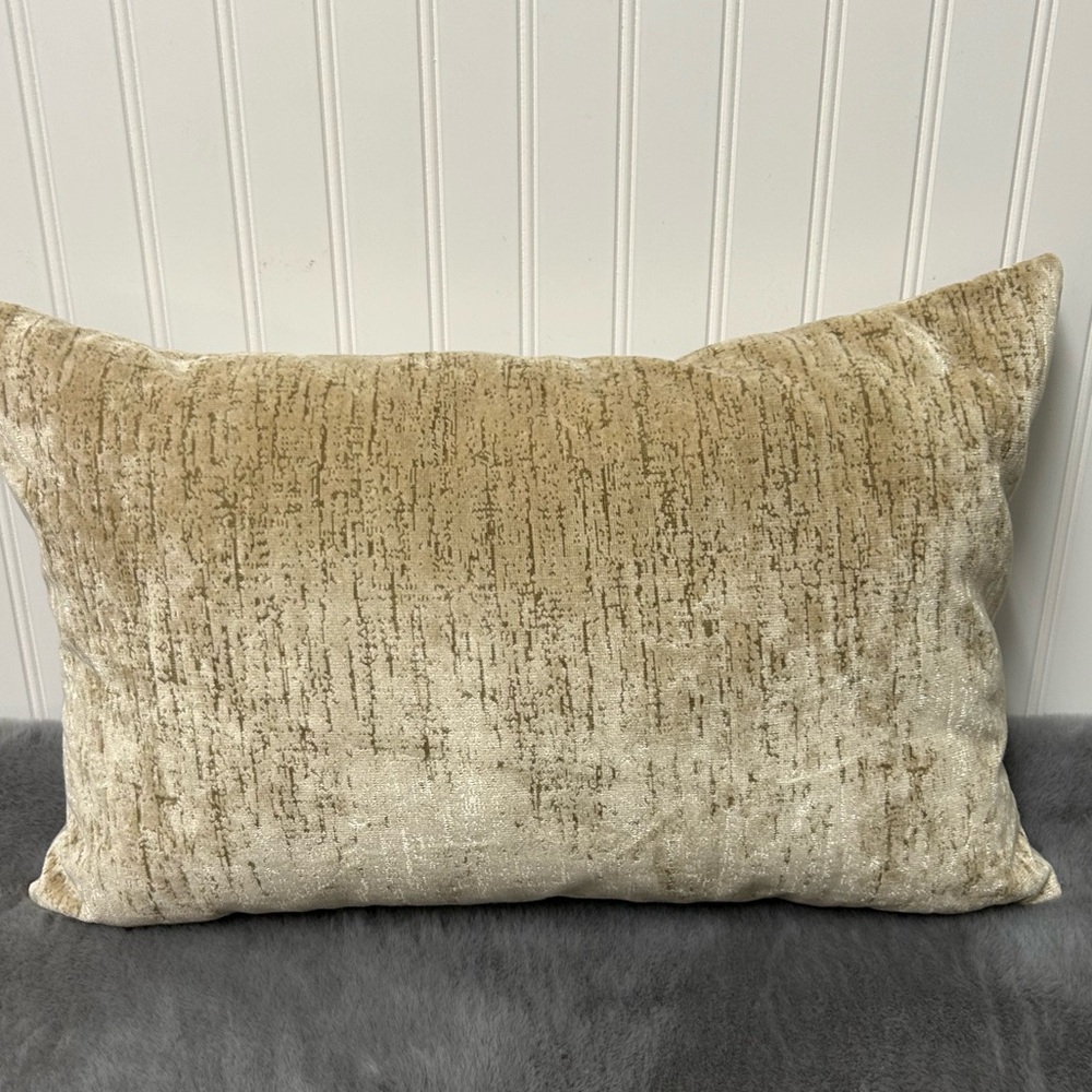Magaschoni Home Lumbar Throw Pillow velvet 24"x14"